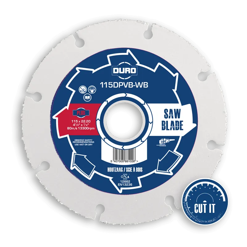 DURO - DPVB WB Disque Diamanté 115 à 230mm Béton Mixte