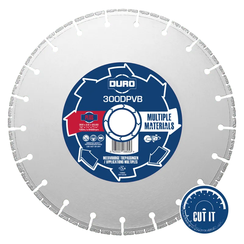 DURO - DPVB Disque Diamanté 115-400mm Béton Mixte