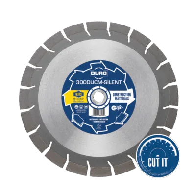 DURO - DUCM Silent Disque Diamanté 125-350mm Béton. Mixte
