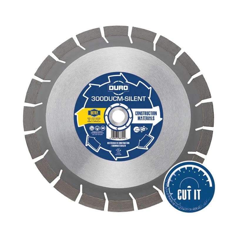 DURO - DUCM Silent Disque Diamanté 125-350mm Béton. Mixte