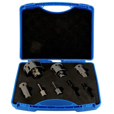 LEMAN -TRE.06606 -Coffret de 10 Trépans Diamanté M14 -Grès Cérame
