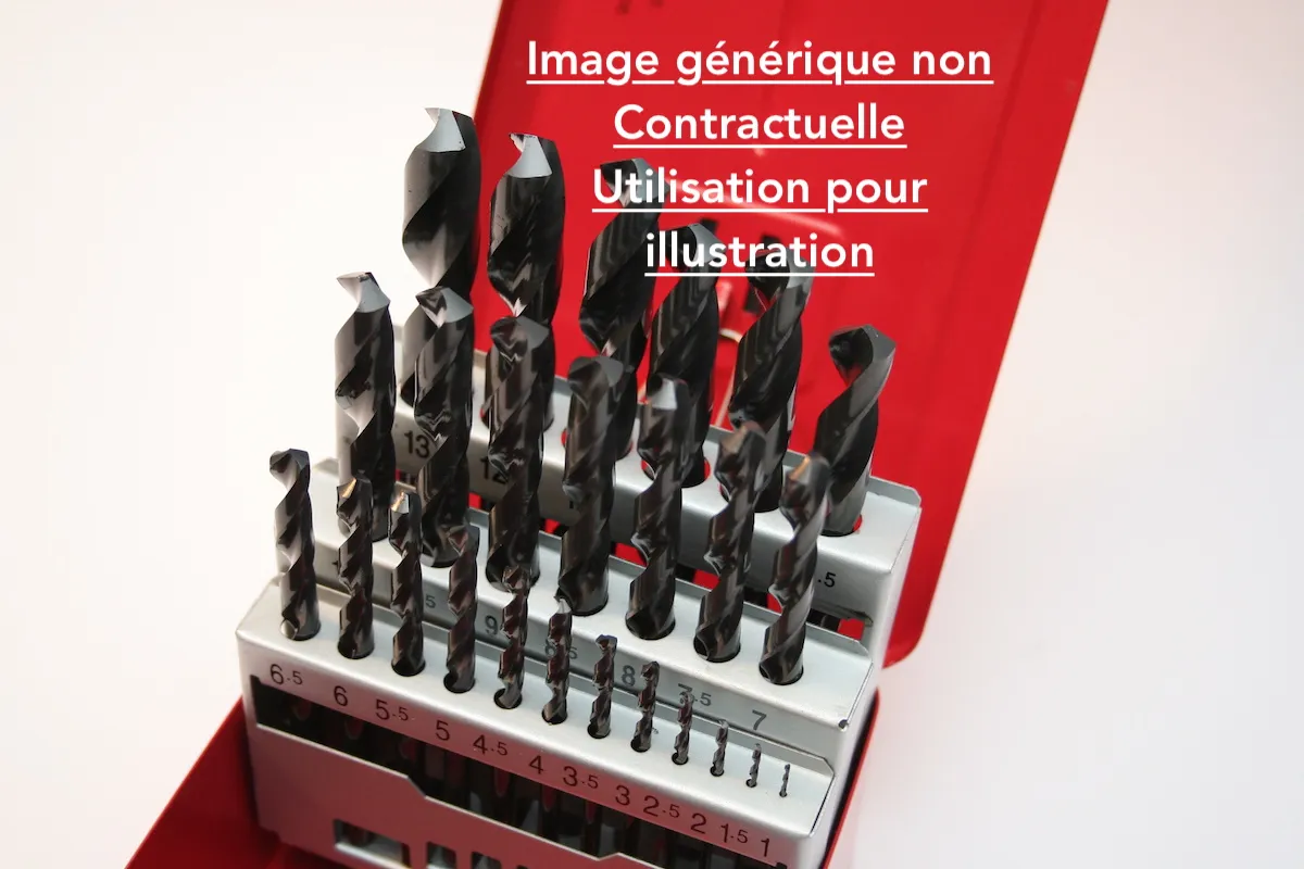 DURO - Foret Métaux HSS Cobalt Pack 25 Forets