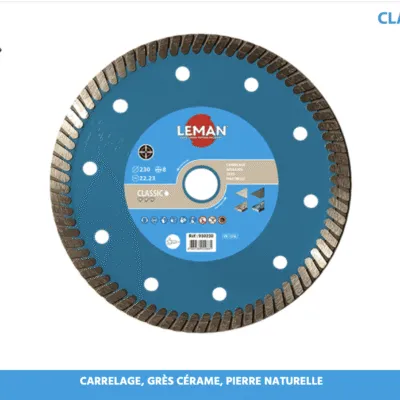 LEMAN -DIA.00930 -Disque Diamant Grès Cérame