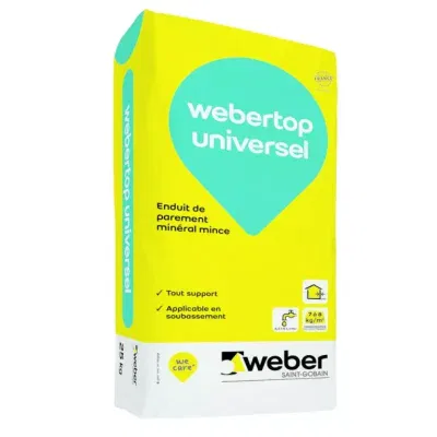 WEBER - WeberTop Universel Enduit Minéral Multi Supports