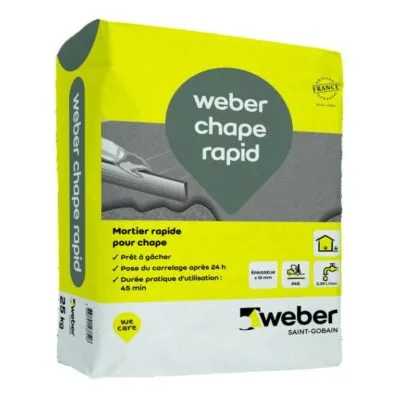 WEBER - WeberChape Rapid Chape Rapide Prêt à Gâcher