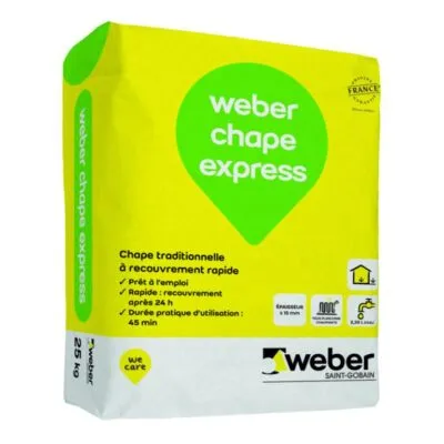 WEBER - WeberChape Express Chape Traditionnelle Recouvrement Rapide