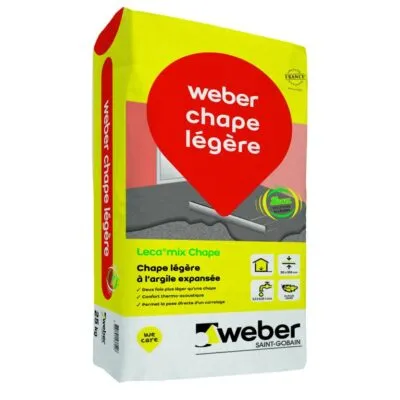 WEBER - WeberChape Légère Chape Allégée à l’Argile Expansée