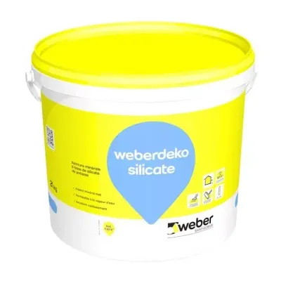WEBER - WeberDeko Silicate Peinture Minérale Base Silicate