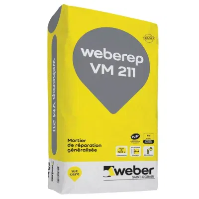 WEBER - WeberRep VM211 (Cl. R4) Mortier Réparation à Projeter