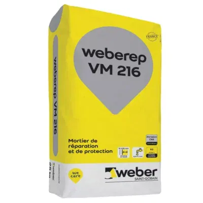 WEBER - WeberRep VM216 (Cl. R3) Mortier Réparation à Projeter