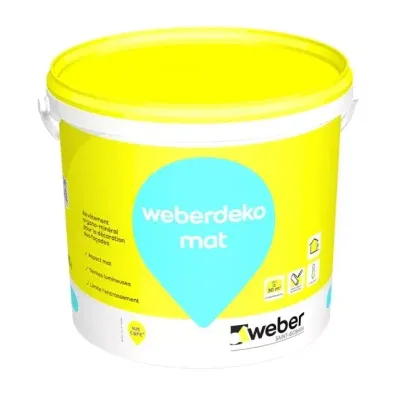 WEBER - WeberDeko Mat Revêtement Organo Minéral pour façades