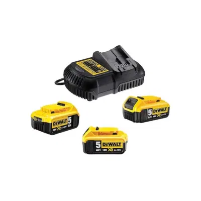 DEWALT -DCB115P3 QW -Pack 3 Batteries 5Ah Chargeur