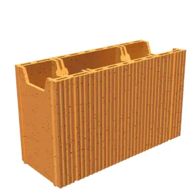 POROTHERM -Bloc à Bancher GF R20 -Remplissage Béton