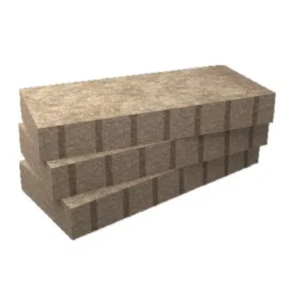 Mb Rock + panneau en laine de roche avec bords flexibles