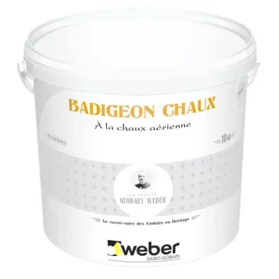 WEBER - Badigeon Chaux Badigeon Traditionnel à la Chaux