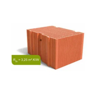BIOBRIC -Mono'Mur 37,5 -Brique de Mur Terre Cuite