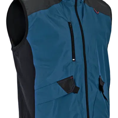 LMA -5071 Voile -Gilet Tricolore Sans. Manches -Multipoches
