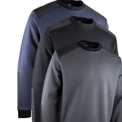 LMA -Sweat Col Rond Bicolore -Sweat de Travail