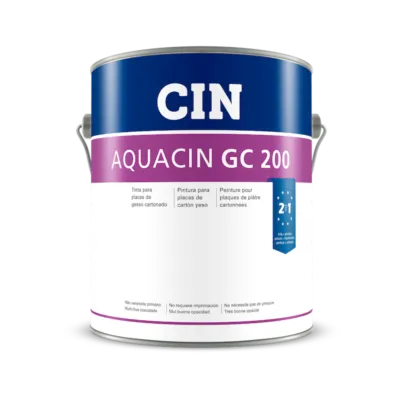 CIN -Aquacin GC200 -Peinture Aqueuse pour Plaque de Plâtre