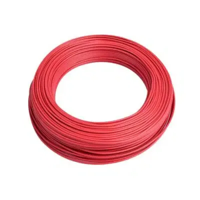 DEBFLEX -Bobine Cable Rigide HO7V U 1,5mm² Rouge