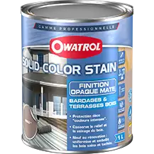 OWATROL -Peinture Solid Color Stain -Bois -Mat