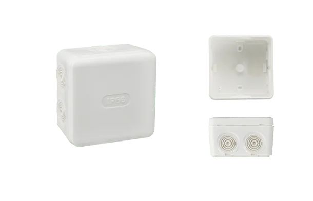 DEBFLEX -Boite Dérivation Étanche IP54 -85x85/P50 Gris -Lot de 3