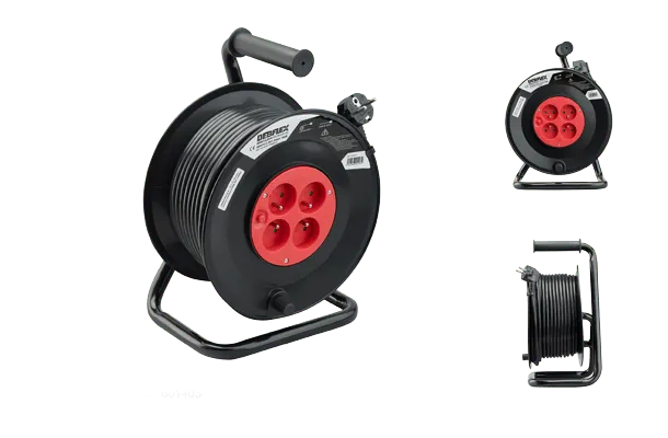 DEBFLEX -Enrouleur Bricolage 3G1.5 4P -Disjoncteur Thermique
