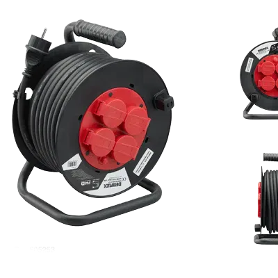 DEBFLEX  -Enrouleur Professionnel -F 3G1.5 4P Étanche -Disjoncteur