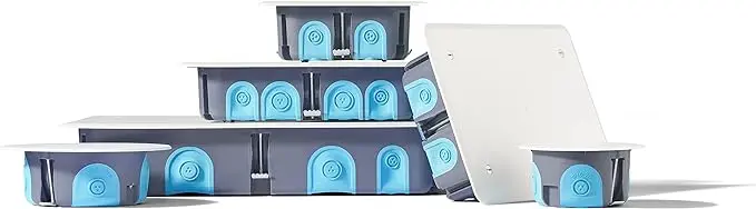 DEBFLEX -StopAir -Boite Dérivation Encastrée -Couvercle -Ronde Prof. 40