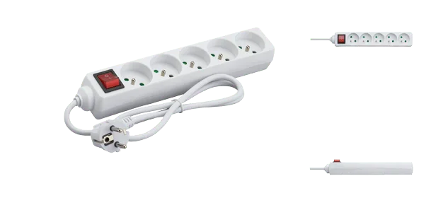 DEBFLEX -Bloc Prises 2 Pôles+Terre 16A -Avec Interrupteur