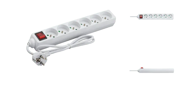 DEBFLEX -Bloc Prises 2 Pôles+Terre 16A -Avec Interrupteur