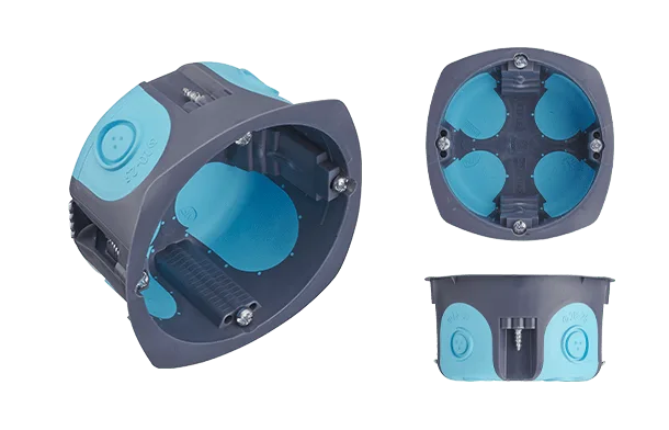 DEBFLEX -StopAir -Boite Dérivation Encastrée -Couvercle -Ronde Prof. 40