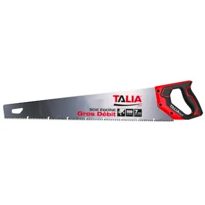 TALIAPLAST -Scie Égoïne -Gros Débit -Poignée Bi-Matière -550mm -