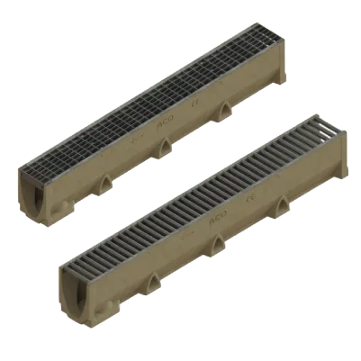 Aco acoself caniveau complet avec grille traditionnelle