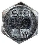 SWG -Tirefond Bois Hexagonale Zinguée Diam. 12