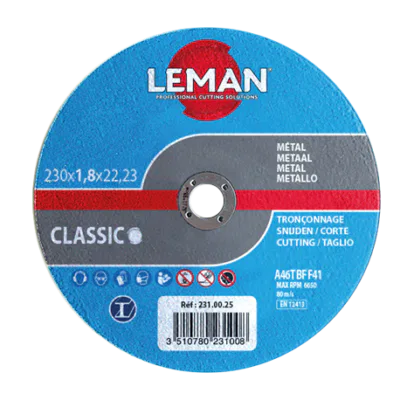 LEMAN -DAT.00121 -Disque à Tronçonner -Métaux Fins