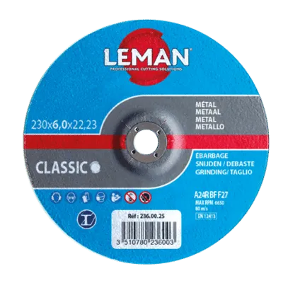 LEMAN -DAT.00126 -Disque à Ébarber -Métal