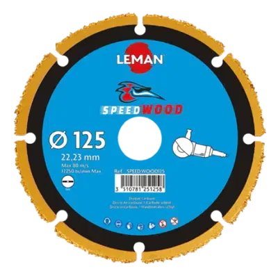 LEMAN -DIY.LSC.SPEED -Disque Carbure -Matériaux Tendres