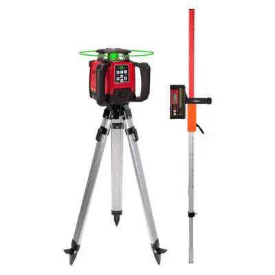 LEVELFIX -650HVG SET 1 -Laser Vert Multifonction Horizontal – Vertical + Trépied 1,80m + Mire