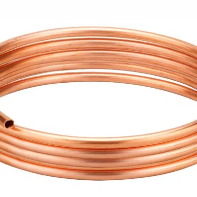NOYON ET THIEBAULT -tube cuivre recuit en couronne