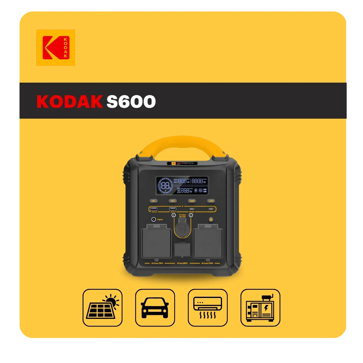 KODAK - S600 -Station Électrique Portable -1200W