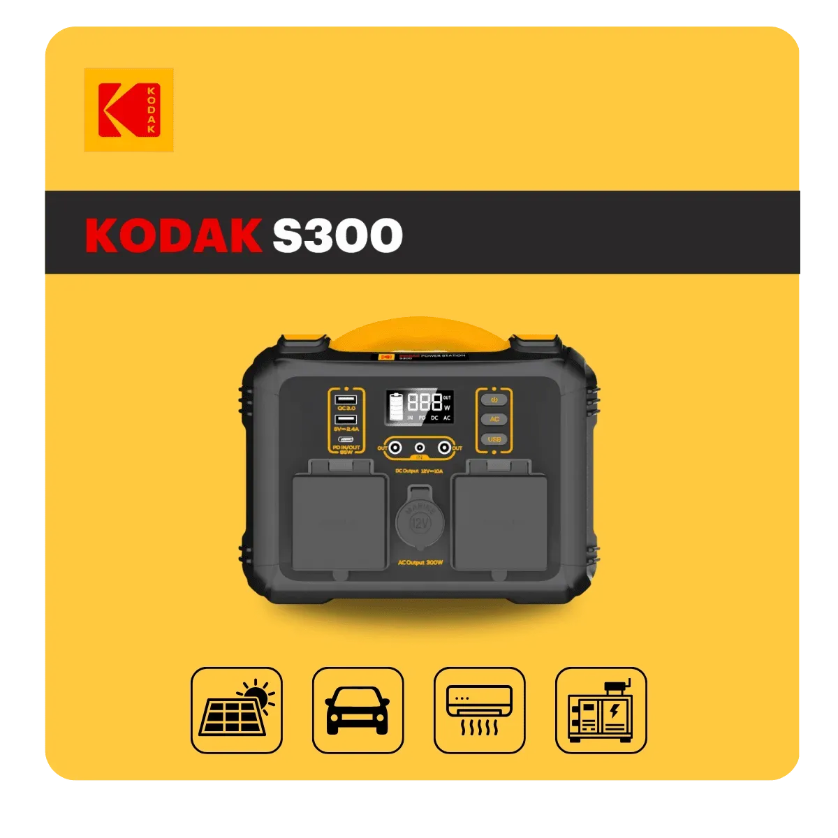 KODAK - S300 -Station Électrique Portable -600W