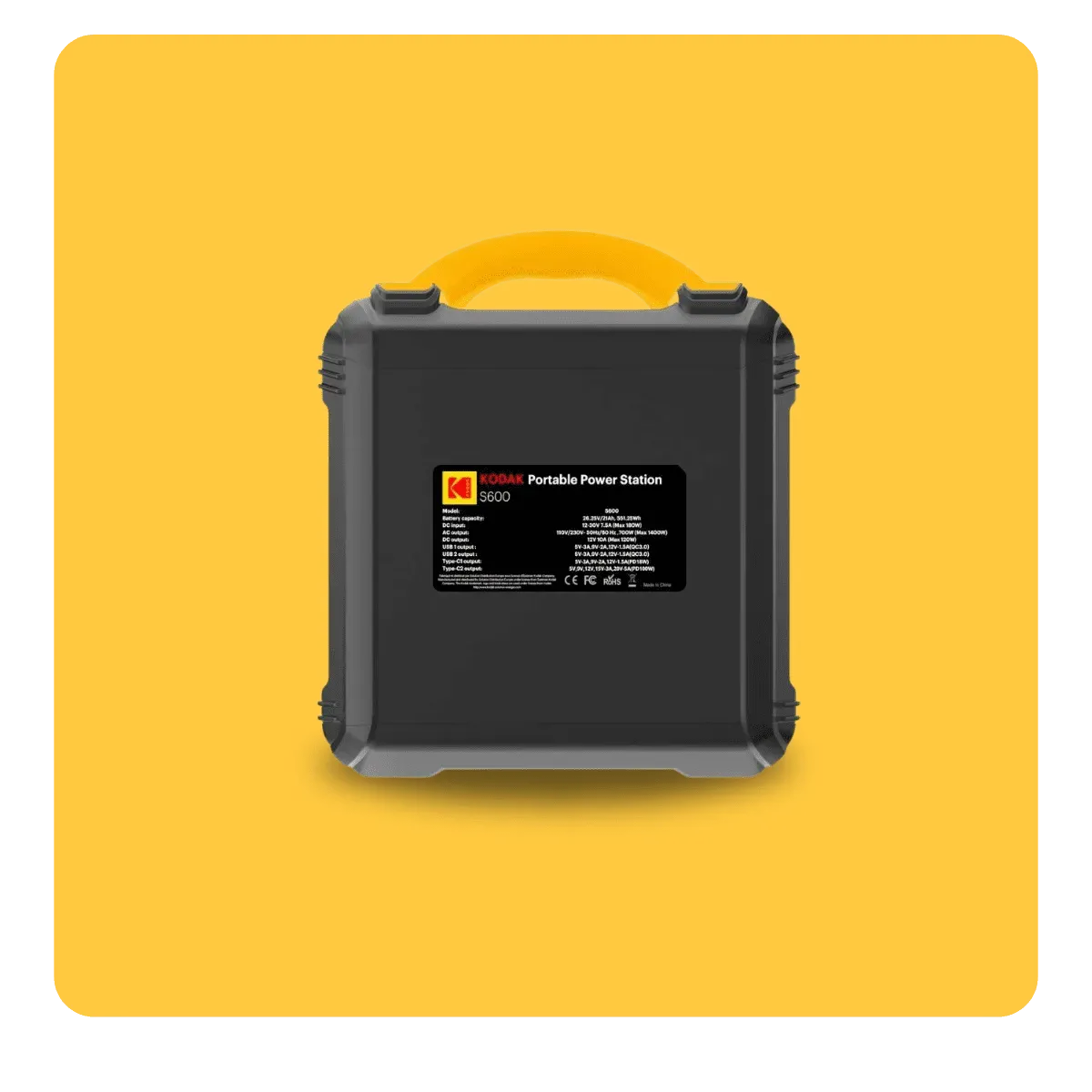 KODAK - S600 -Station Électrique Portable -1200W