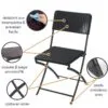 PEREL -FP165R -Chaise Pliante