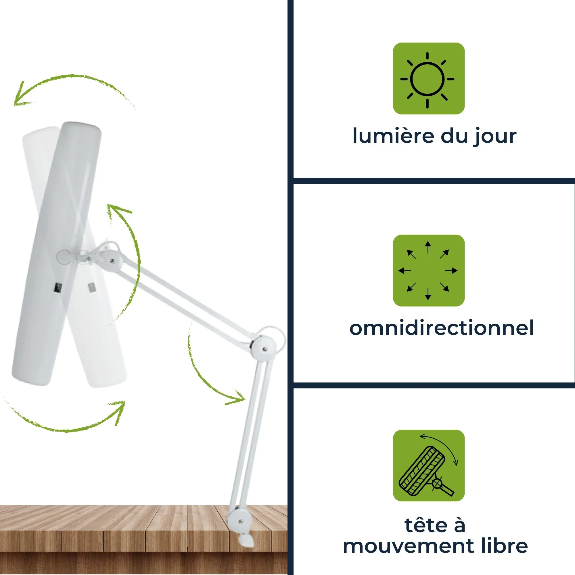 VELLEMAN -VTLAMP6 -Lampe de Bureau Réglable