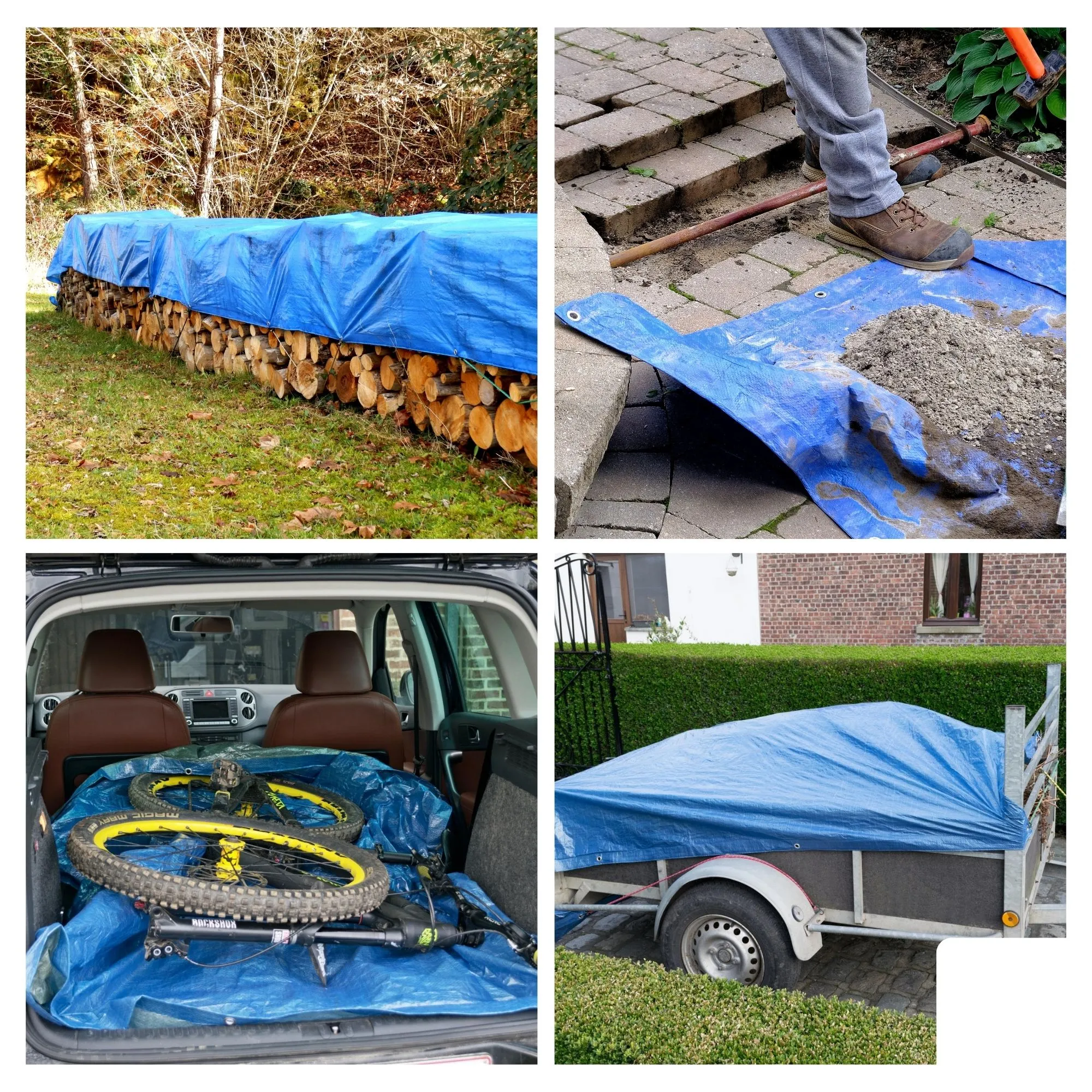 PEREL -Bâche de Protection Polyester