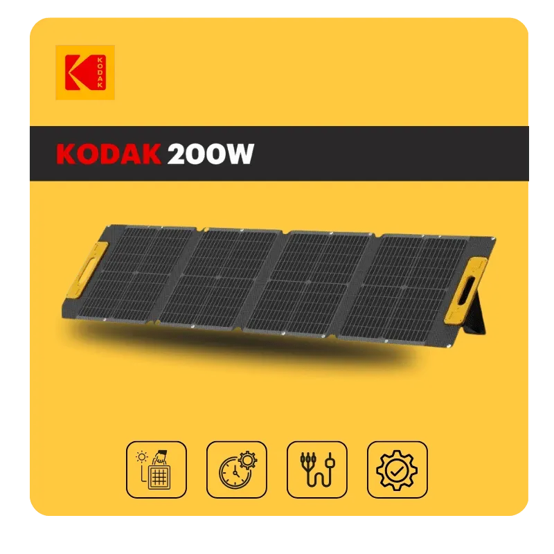KODAK - Panneau Solaire Portable -200W