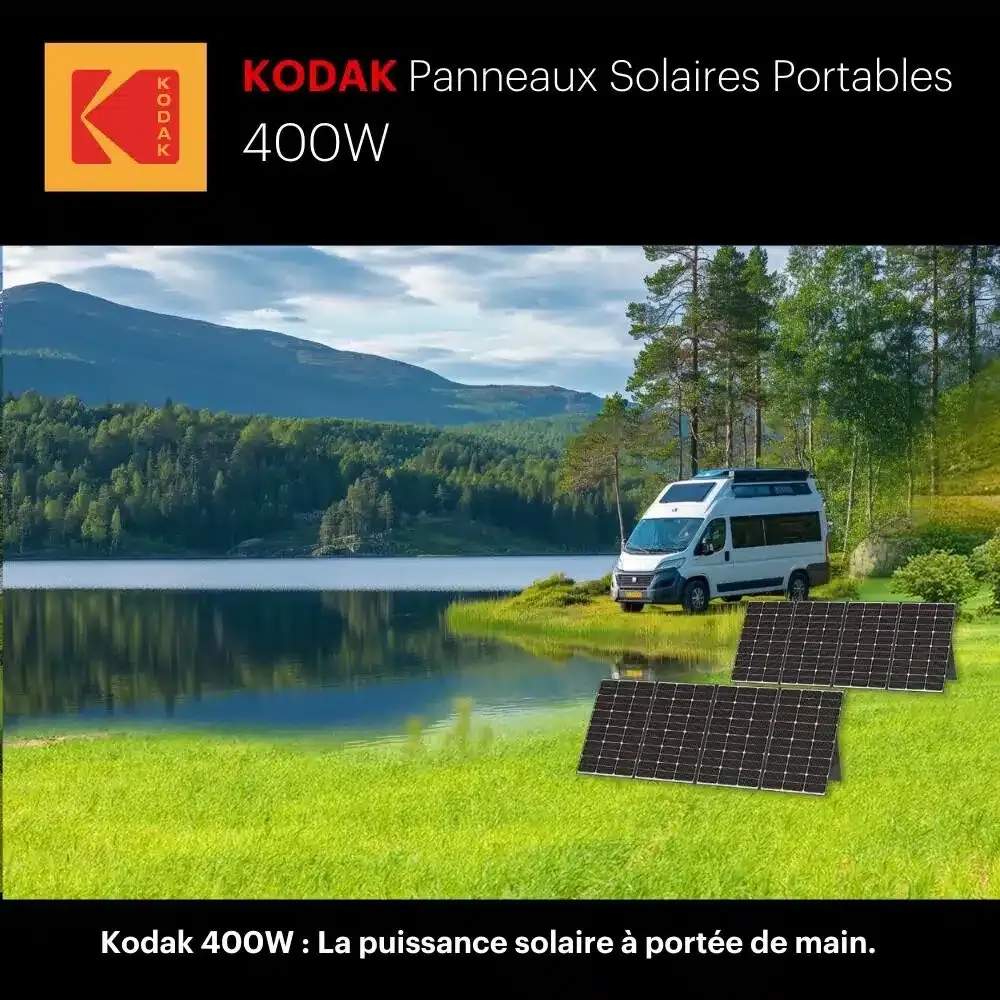 KODAK - Panneau Solaire Portable -400W