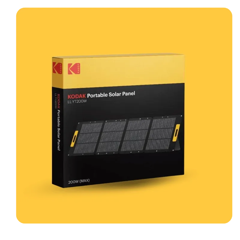 KODAK - Panneau Solaire Portable -200W