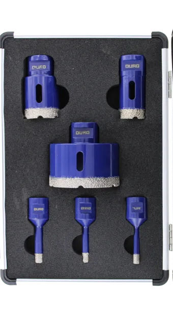 DURO - DU AGTD Foret Diamanté Set 20 à 68mm Carrelage
